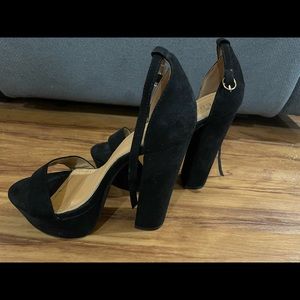 HIGH black high heels